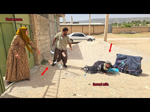 Husband threw his second wife out of the house due to high tension with the first wife.
