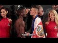 TEVIN FARMER CHECKS FRANCISCO FONSECA DURING WEIGH IN! MAKES HIM FLINCH! FULL WEIGH IN VIDEO