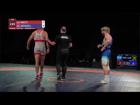 1/4 FS - 86 kg: R. BAEZ (ARG) v. A. ARTHUR (JAM)