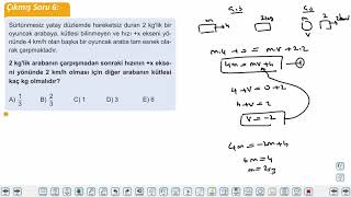 Eğitim Vadisi AYT Fizik 5.Föy İtme ve Çizgisel Momentum 2 Konu Anlatım Videoları