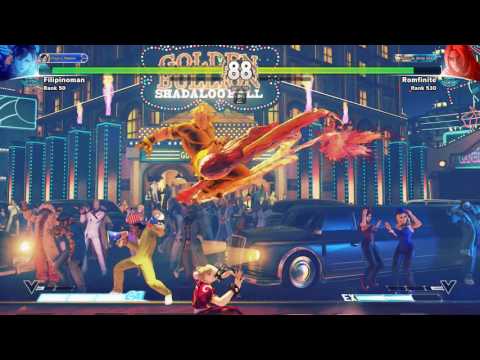 SFV~ Chun-li (Filipinoman) vs. Ken (Romfinite) HD 11