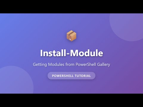 Install-Module: How to Get PowerShell Modules from Gallery | PowerShell Tutorial