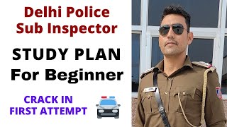 Target SI Delhi Police SSC CPO Complete Beginner Study Plan