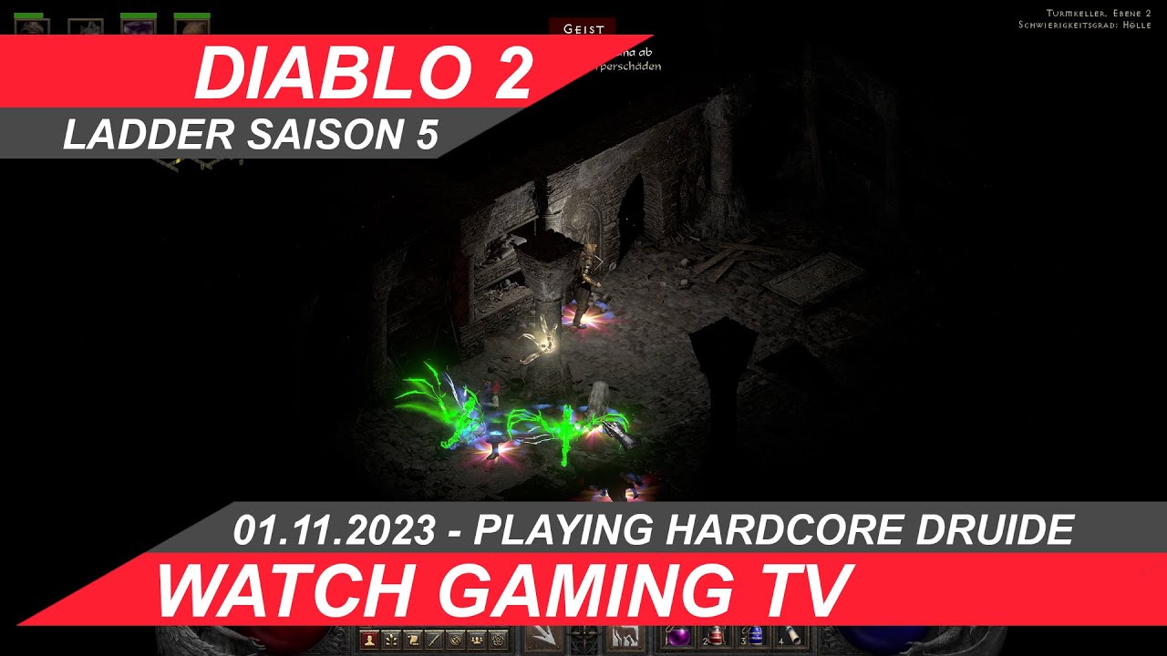 #diablo2resurrected Druide TUPAC LVL76 Ladder Saison5 Hardcore PART22 #GAMEPLAYS #DEUTSCH