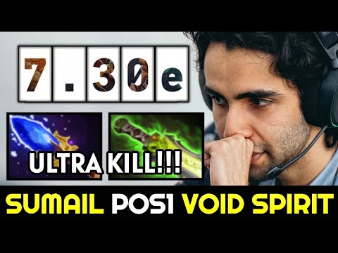SUMAIL Pos1 Void Spirit Destroyed Enemies with Ethereal Blade Build 7.30e Dota 2