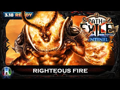 Path Of Exile 3.18: RIGHTEOUS FIRE INQUISITOR - POE SENTINEL - POE BUILDS