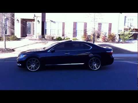 Lexus LS460 on Savini Black Di Forza BM-3 (Staggered) Concave 3