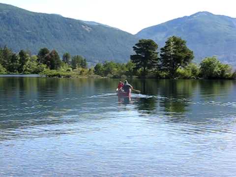 Canoe ferð.