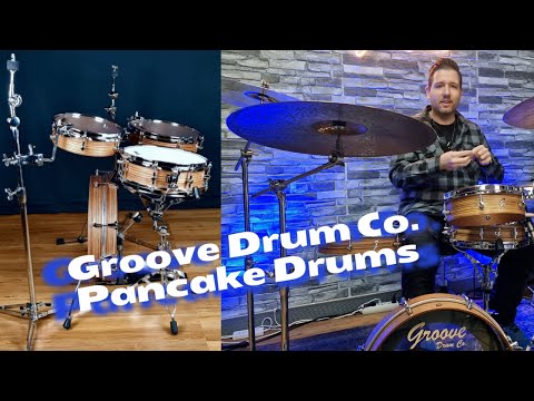 Pancake Drums? YES! - Groove Drum Co. Ultimate Portable Kit