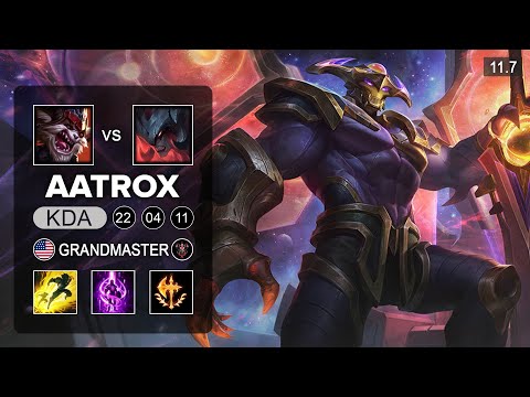 Aatrox Top vs Kled - NA Grandmaster Patch 11.7