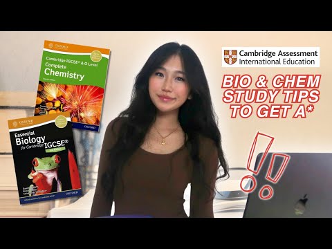 How I Got A* in BIOLOGY and CHEMISTRY IGCSE | notes, top tips, examples