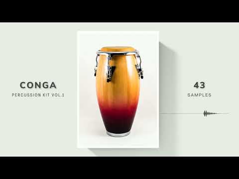 FREE 𝗖𝗢𝗡𝗚𝗔 PERCUSSION KIT VOL.1 | SAMPLE PACK FOR PRODUCERS