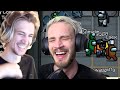 xQc, PewDiePie, Logic, Lirik, Summit Play Among Us | Full Games With Chat!