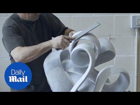 Sculpting Out of 1200 Pounds of Marble!