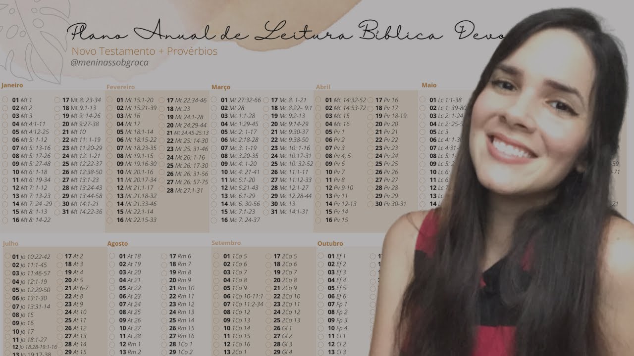 Watch Now Plano de Leitura Bíblica para 2021 — Novo Testamento + Provérbios Plano de Leitura Bíblica para 2021 — Novo Testamento + Provérbios
