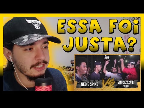 (P3GOU F0G0 🔥🔥) NEO E SPIKE X VINICIUS ZN (PE) E VITU (PE) - BATALHA DO COLISEU | REACT BAUEB