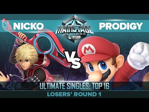 Nicko vs Prodigy - Losers' Round 1: Ultimate Singles Top 16 - Mainstage | Shulk vs Mario