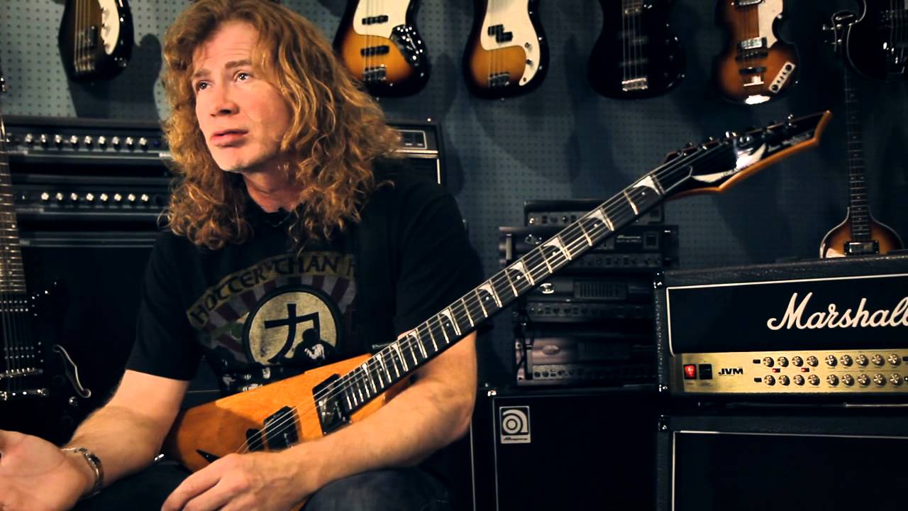 Dave Mustaine At: Guitar Center - YouTube