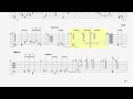 Sofa N°1 Zappa Michael Hedges with tab tablature