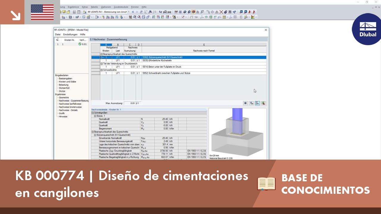 KB 000774 | Diseño de cimentaciones en cangilones