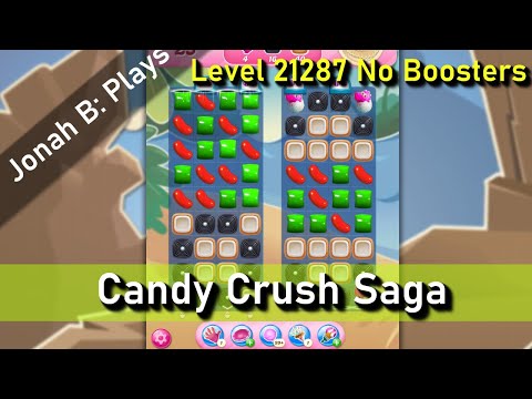Candy Crush Saga Level 21287 No Boosters