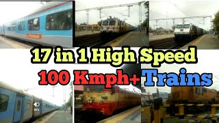 preview picture of video '17 in 1 High-speed Train | Back to Back High speed Train including Ahmedabad Shatabdi Express |'