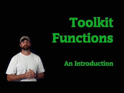 Introduction to the Toolkit Functions