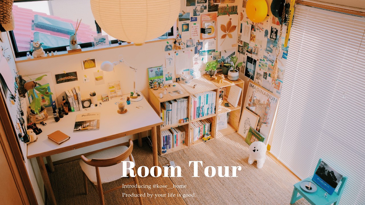 【ルームツアー】6畳でもここまで整う｜ナチュラル×モダンに無機質インテリアをプラスしたお部屋 | Room tour