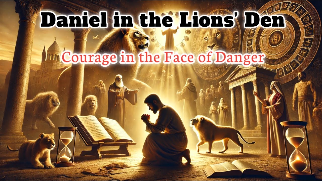 Daniel in the Lions’ Den  II  Courage in the Face of Danger #bible #biblestorytelling #jesus #daniel