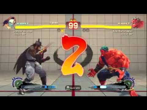 SSF4 jozhear as vega (Claw) vs KokoBananaMan (Hakan) Match 7