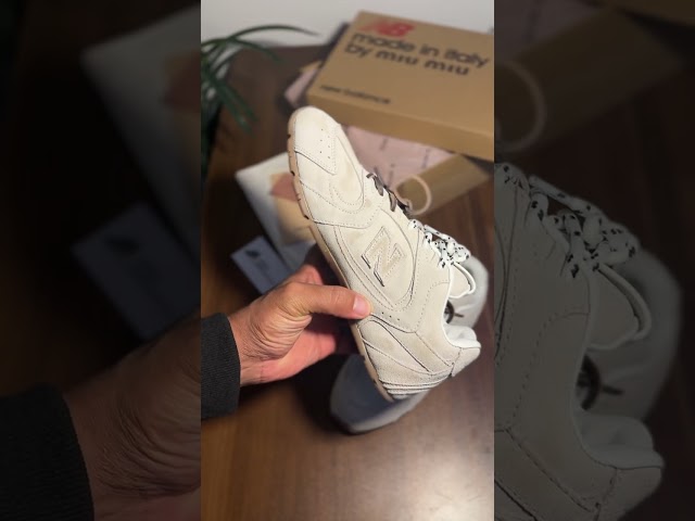 New Balance X Miu Miu 530 leather sneakers 38 whit...