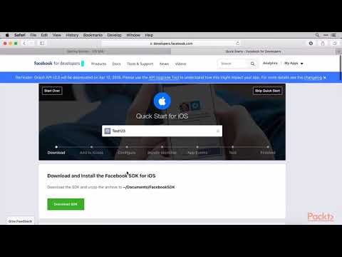 Integrating Twitter and Facebook into Your iOS Apps Facebook SDK| packtpub com
