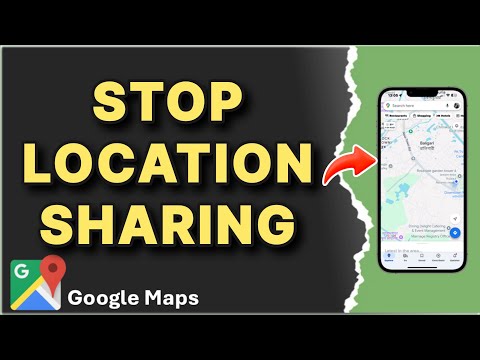 How to Stop Location Sharing from Google Maps