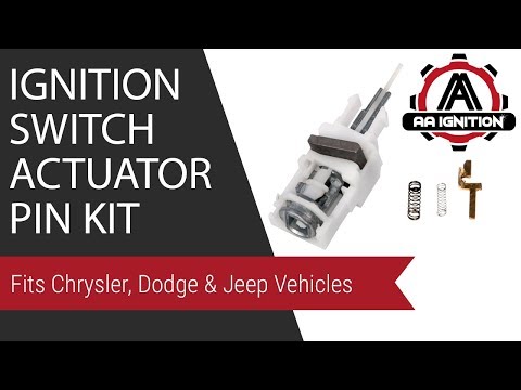 Ignition Switch Actuator Pin Kit - Fits Chrysler, Dodge, & Jeep Vehicles