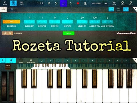 ROZETA MIDI SEQUENCER SUITE For Beginners - Inside Cubasis - Tutorial for the iPad