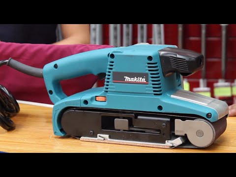 Juostinis šlifuoklis Makita 9920 video