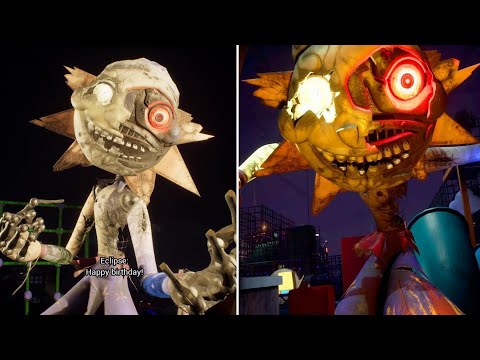 Broken Sun & Moon Boss Fight - FNAF: Security Breach Ruin DLC (4K)