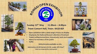 AYRSHIRE OPEN BONSAI EXHIBITION 2024