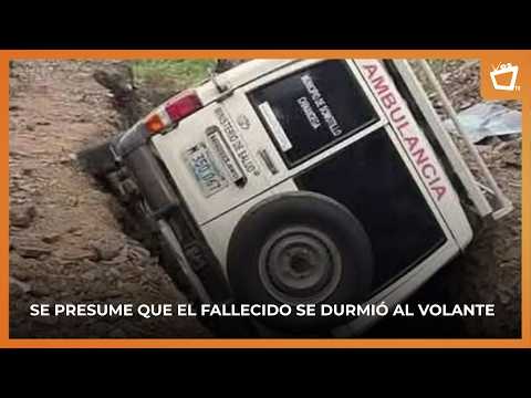 Conductor de ambulancia muere en accidente en Chinandega