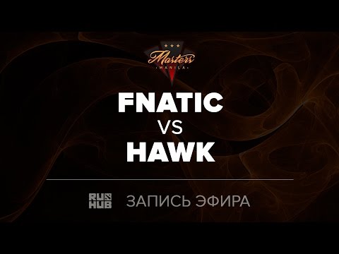 Fnatic vs Hawk, Manila Masters SEA qual, game 1 [Tekcac]