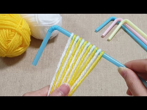 Practical ideas made from wool and straw - Creative woolen craft ideas - DIY art and crafts