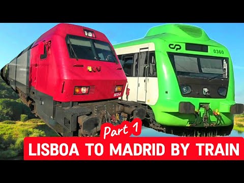 How to travel from LISBON to MADRID by train! Part 1 Lisbon to Badajoz (4K)