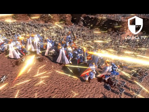 200 Omnimons vs 10.000 Halo Spartans- Ultimate Epic Battle Simulator 2- UEBS 2
