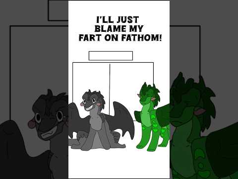 Darkstalker the Farting Nightwing | Wings of Fire Meme #wofmeme #wingsoffire
