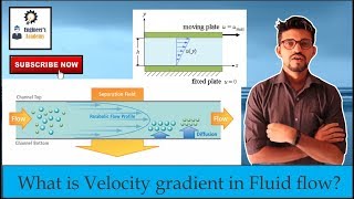 Velocity gradient in fluid mechanics  ||Engineer's academy||