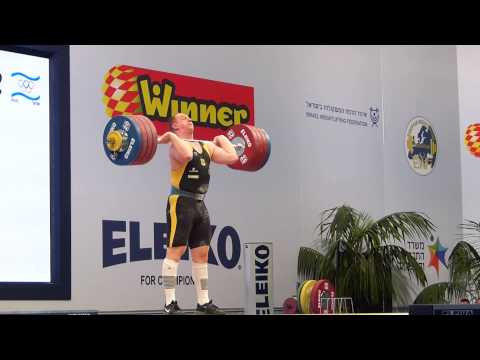 European Weightlifting Championships 2014 Prochorow Alexej 218kg C&J