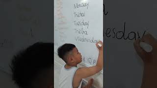 How to write Vietnamese for kids🍀The days of the week🌿 các thứ trong tuần tiếng Việt - tiếng Anh