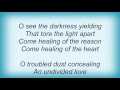 Leonard Cohen - Come Healing Lyrics