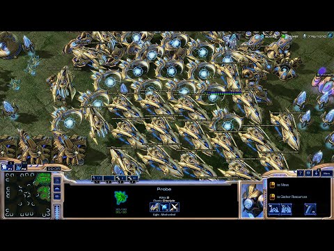 StarCraft II - 1v1 versus Harder A.I (Big Game Hunters) Infinite Population