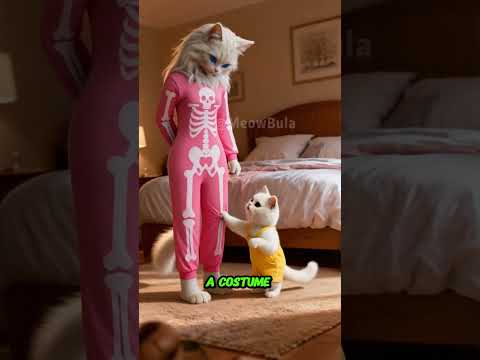 Why Is My Whole Family Wearing Costumes Today?!😹 #cat #catlovers #catvideos #cartoon #comedy #shorts